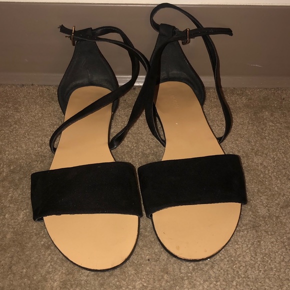 Black suede sandals - Picture 1 of 1